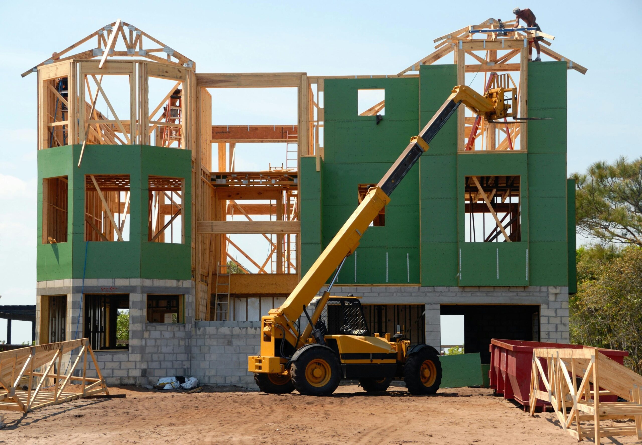 New construction project in progress, Costa del Sol