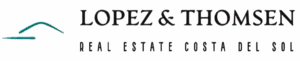 Modern logo mark for Lopez & Thomsen